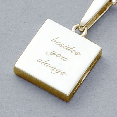 遺骨密封ペンダント(樹脂密封タイプ)SP-439 ゴールド(刻印可能) 完全防水