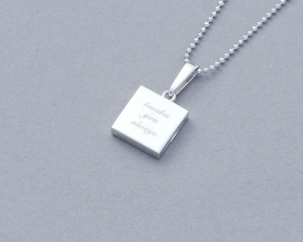 遺骨密封ペンダント(樹脂密封タイプ)SP-439 プラチナ(刻印可能) 完全防水