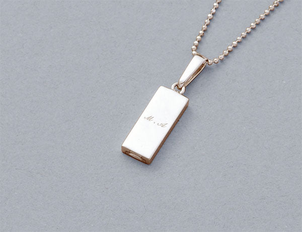 遺骨密封ペンダント(樹脂密封タイプ)SP441 ピンクゴールド(刻印可能) 完全防水