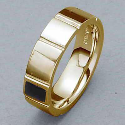 遺骨密封リング(樹脂密封タイプ) クラシックラインリングSR-303 ゴールドリング 完全防水