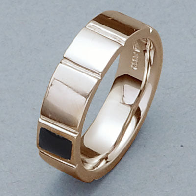 遺骨密封リング(樹脂密封タイプ) クラシックラインリングSR-303 ピンクゴールドリング 完全防水