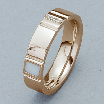 遺骨密封リング(樹脂密封タイプ)SR305 ピンクゴールドリング 完全防水