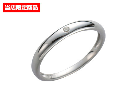 遺骨密封リング(樹脂密封タイプ)JR015 ホワイトゴールドリング 完全防水