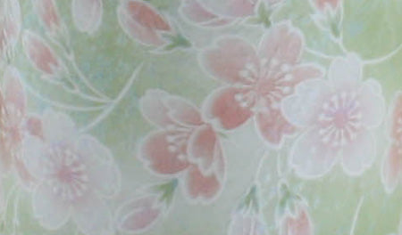 ミニ骨壷 桜散らし 大 雅緑