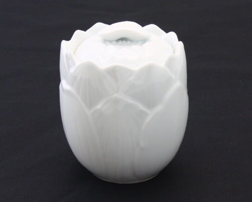 ミニ骨壷 白磁蓮花