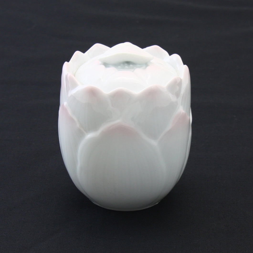 ミニ骨壷 ピンク蓮花