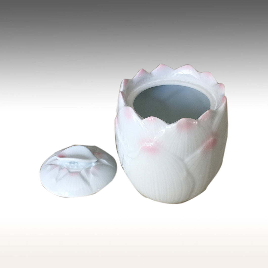 ミニ骨壷 ピンク蓮花