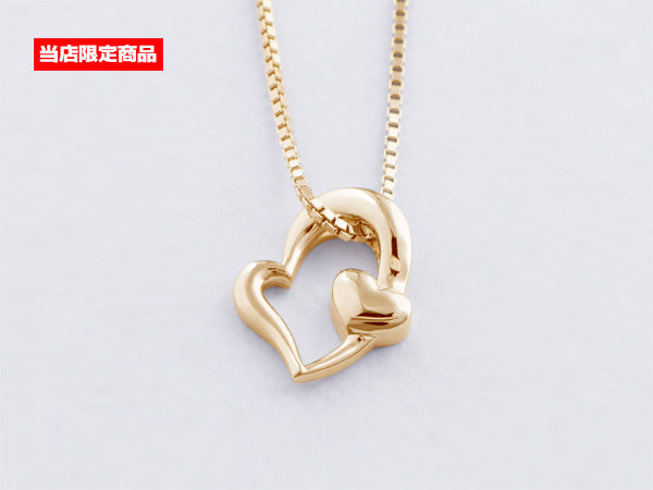 遺骨密封ペンダント(樹脂密封タイプ) オリジナルハートNOY-043 ゴールド 完全防水 ※当店限定商品