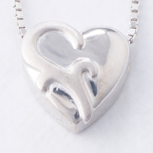 遺骨密封ペンダント(樹脂密封タイプ) オリジナルハートNOY-045 プラチナ 完全防水 ※当店限定商品