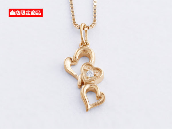 遺骨密封ペンダント(樹脂密封タイプ) オリジナルハートNOY-046 ゴールド 完全防水 ※当店限定商品