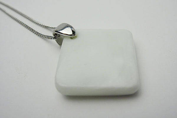 メモリアルストーン「麗石」スクエアペンダント カラー13色