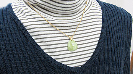 メモリアルストーン「麗石」花びらペンダント カラー13色