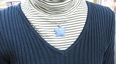 メモリアルストーン「麗石」星ペンダント カラー13色