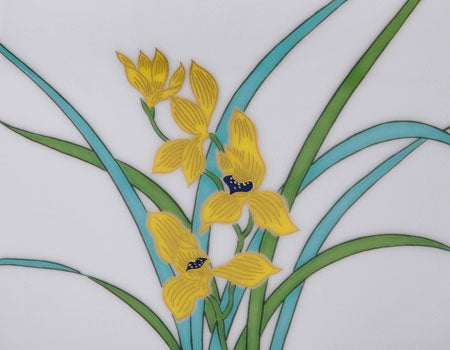 骨壷 有田焼晴陽窯 清蘭紋 7寸