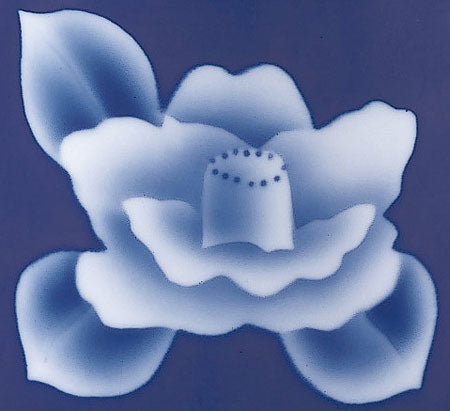 骨壷 瑠璃 花 4寸