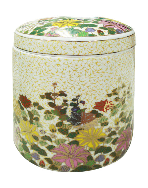 骨壷 金彩鉄仙 7寸