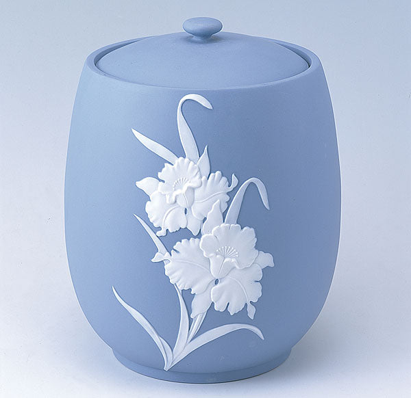 骨壷 カメオブルー 4寸