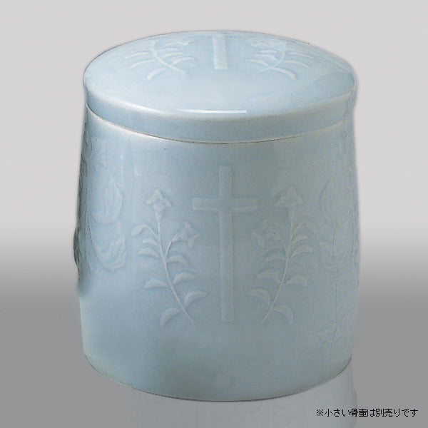 骨壷 青磁キリスト エンジェル 5寸/6寸/7寸