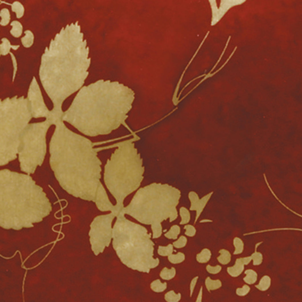 ミニ骨入 真鍮 【奏(かなで)】レッド(内袋巾着付)