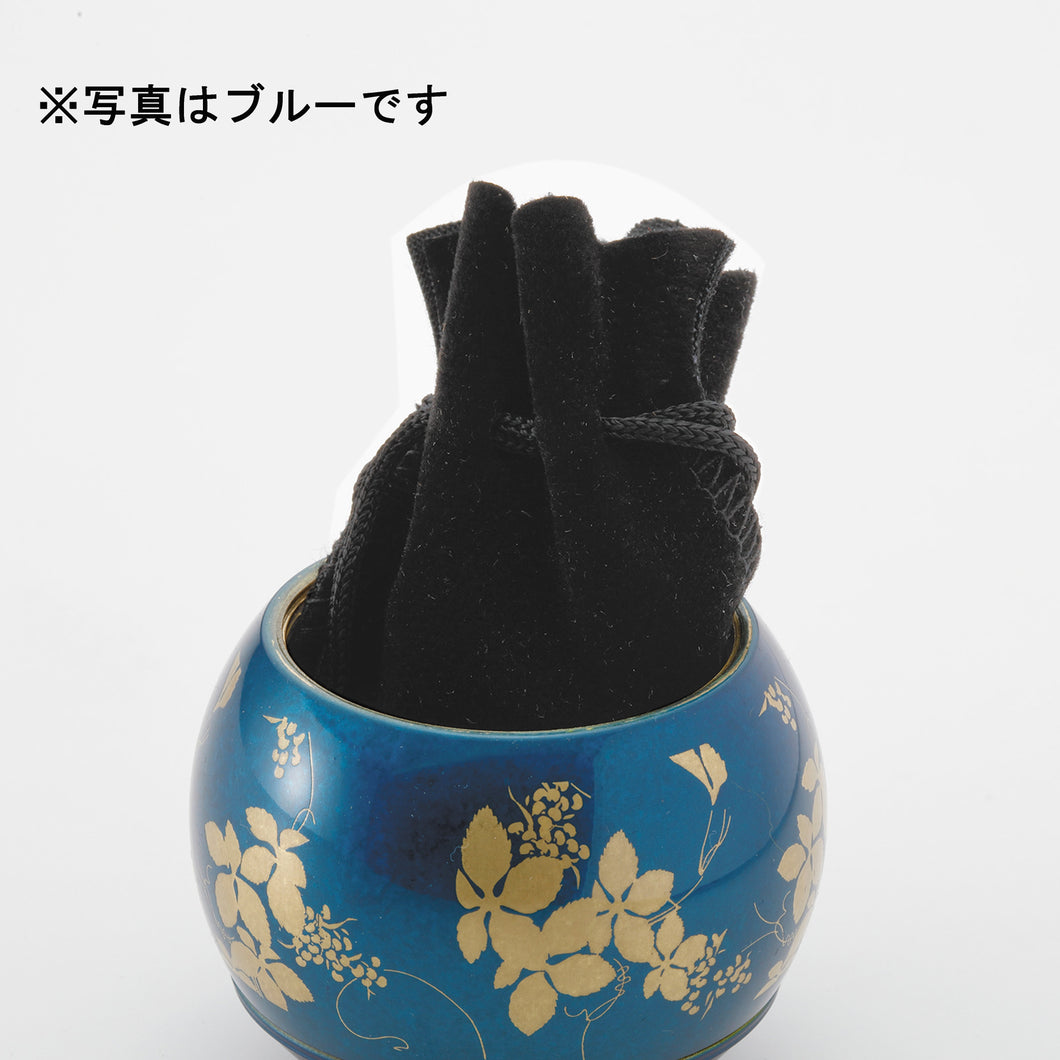 ミニ骨入 真鍮 【奏(かなで)】ピンクゴールド(内袋巾着付)