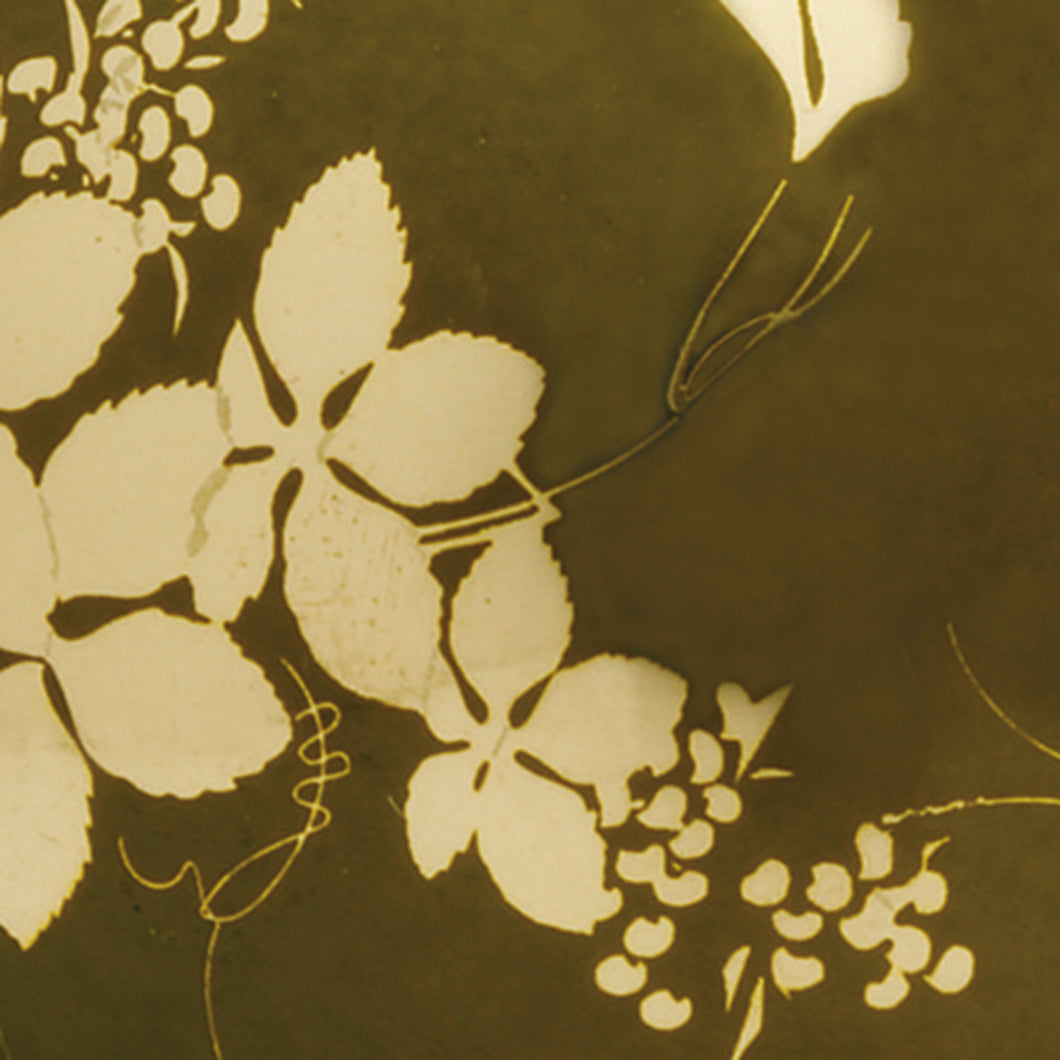 ミニ骨入 真鍮 【奏(かなで)】グリーン(内袋巾着付)