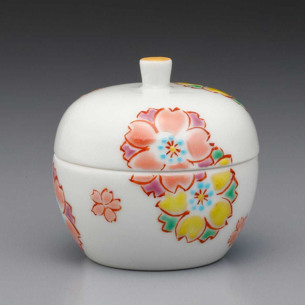 ミニ骨入 【ラ・ポーム】はなの詩(内蓋・内袋巾着付)