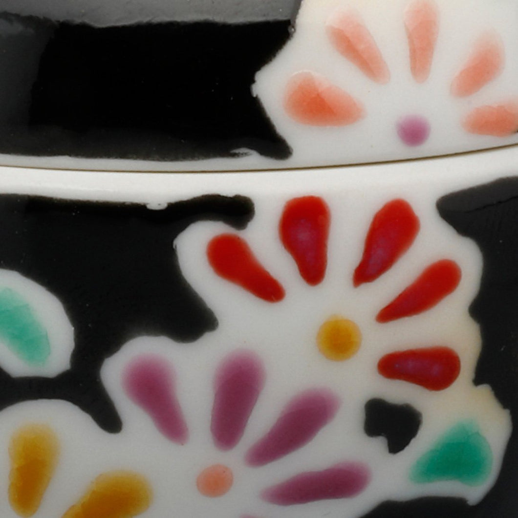 ミニ骨入 【ラ・ポーム】小花(内蓋・内袋巾着付)