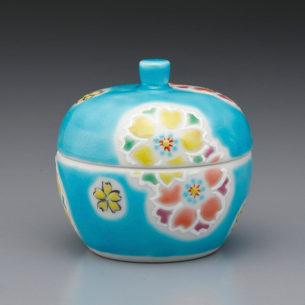 ミニ骨入 【ラ・ポーム】 釉彩(内蓋・内袋巾着付)