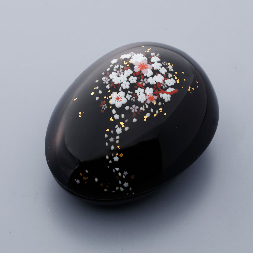 ミニ骨入 【想い出の宝石箱】シェル / 桜(内袋巾着付)