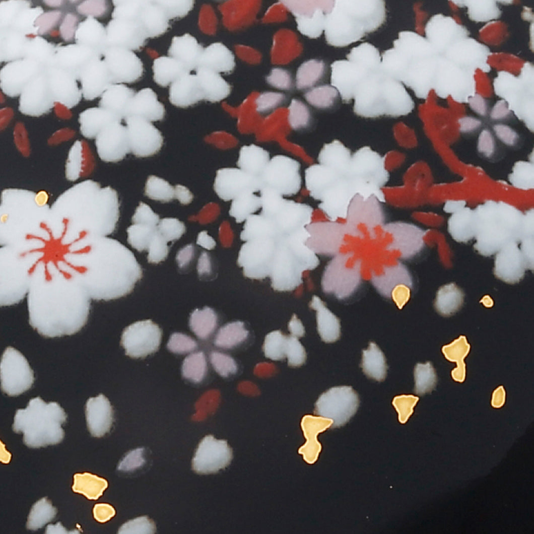 ミニ骨入 【想い出の宝石箱】シェル / 桜(内袋巾着付)