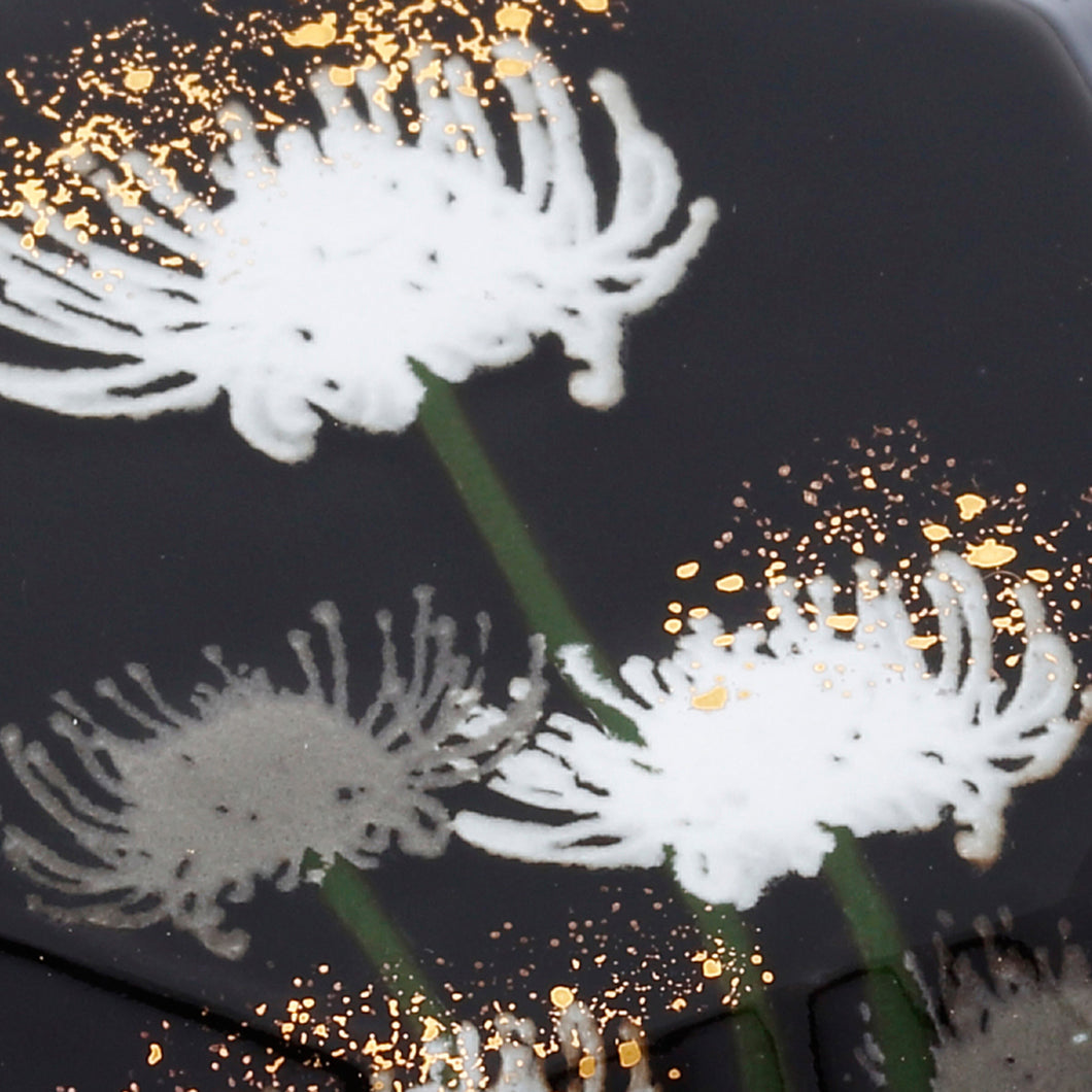 ミニ骨入 【想い出の宝石箱】キューブ / 曼珠沙華(内袋巾着付)