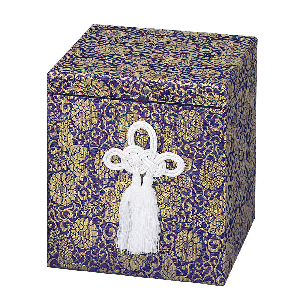 貼箱のみ 広金【紫】 骨壷4寸用/5寸用/6寸用/7寸用