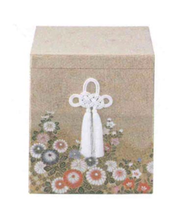 貼箱のみ 金襴小菊柄箱 骨壷4寸用/5寸用/6寸用/7寸用