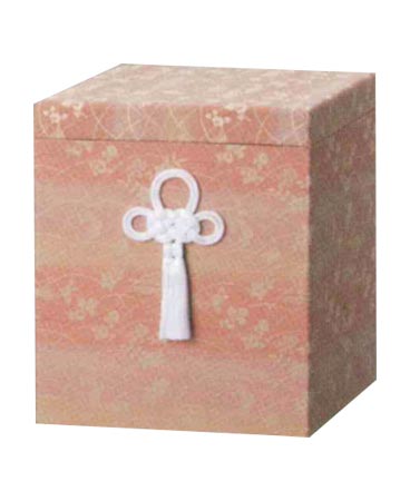 貼箱のみ シルビア広金箱 【赤】 骨壷7寸用