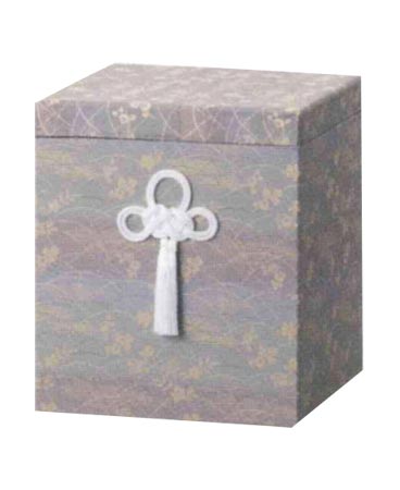 貼箱のみ シルビア広金箱 【紫】 骨壷7寸用