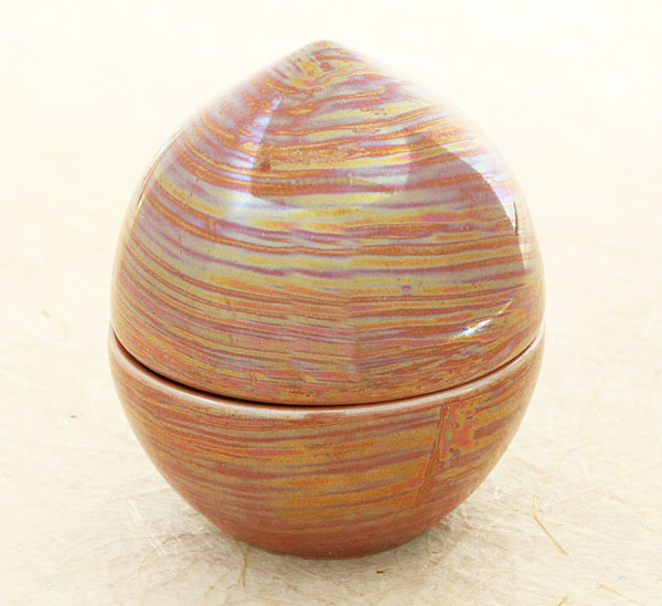 ミニ骨壷 虹珠(にじだま) クルミ