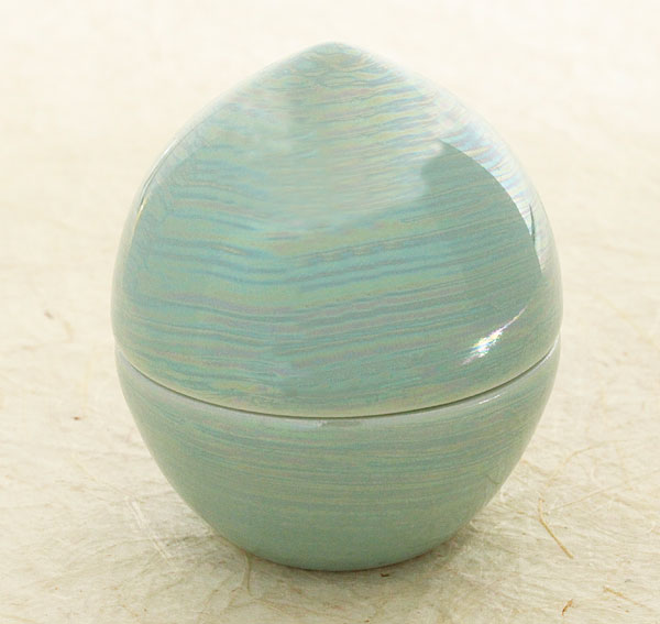 ミニ骨壷 虹珠(にじだま) 若葉