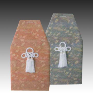 桐箱用骨カバーのみ シルビア小花覆【赤又は紫】 骨壷4寸用/5寸用/6寸用/7寸用