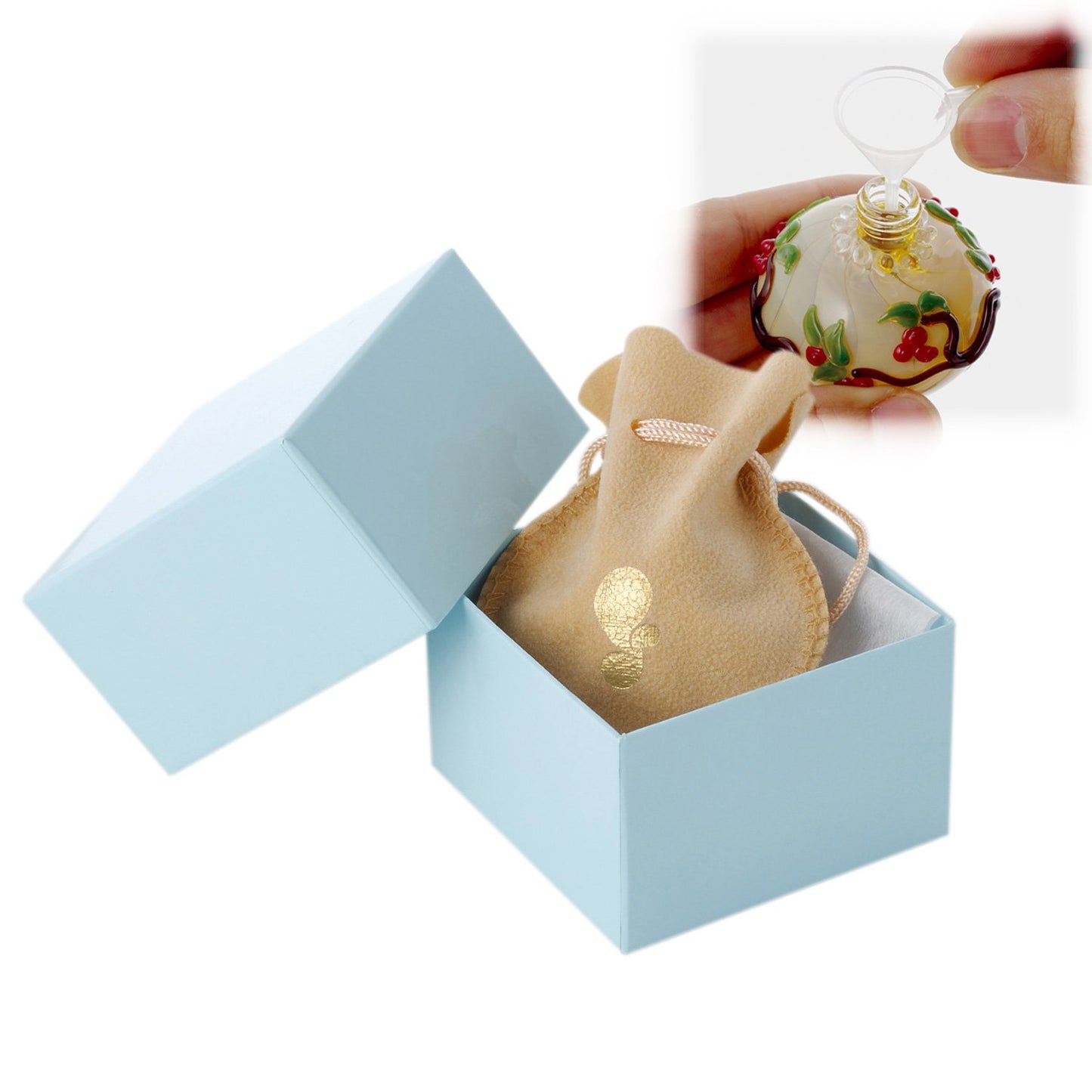 ミニ骨壷 光のしずく パール