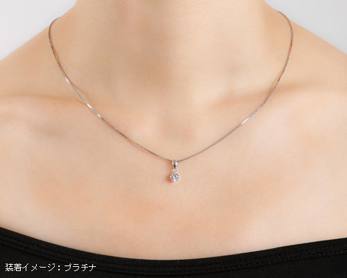 【ご遺骨から作るダイヤモンド0.25ct~(ダイヤ5色から選択)】ペンダントDP003プラチナ950