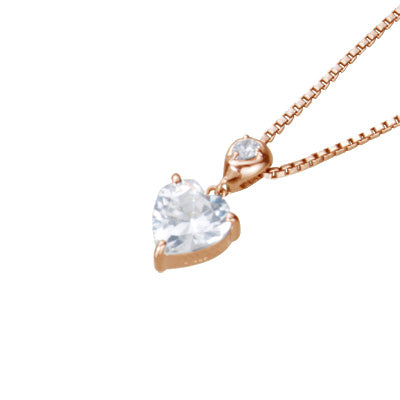 【ご遺骨から作るダイヤモンド0.25ct~(ダイヤ5色から選択)】ペンダントDP011ピンクゴールド