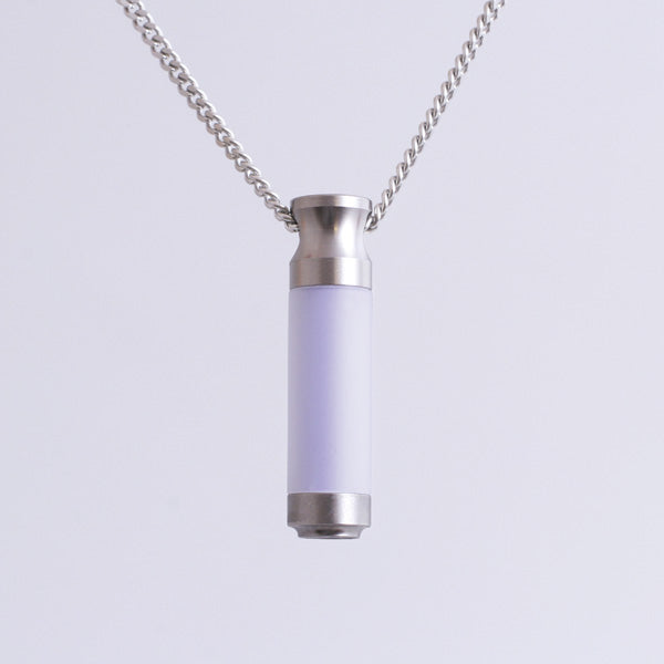 グリーフ遺骨ペンダント(自身封入タイプ)【スティック・バイオレット】