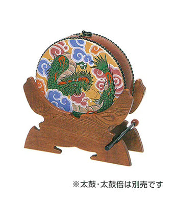 せん法太鼓置台 朱塗・黒塗/栓