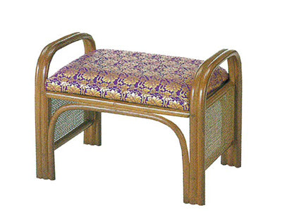 仏前金襴座椅子(籐製)