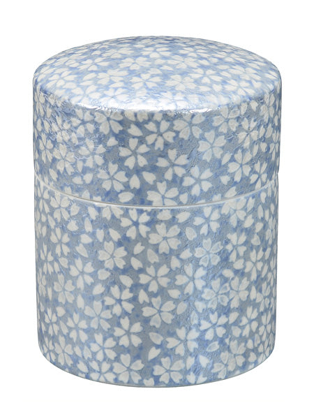 ミニ骨壷 遥風(はるかぜ) 有田焼 【桜小紋】桐箱入・巾着付