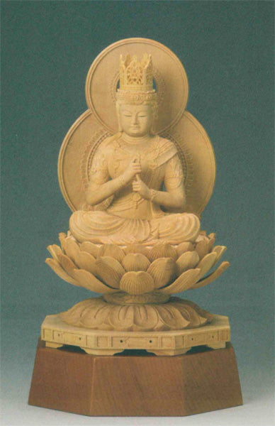 仏像 【The Latest-Butsuzo】本柘植 【大日】 増台付