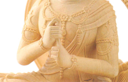 仏像 【The Latest-Butsuzo】本柘植 【大日】 増台付