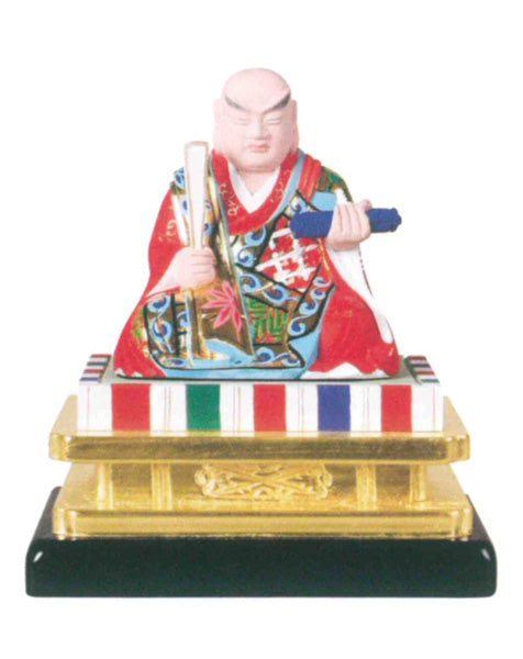 仏像 木製 彩色 【日蓮】 1.5寸/1.8寸/2寸/2.5寸/3寸