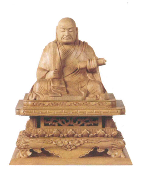 仏像 白檀 【日蓮】 1.8寸/2寸/2.5寸/3寸