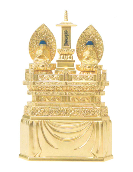 仏像 純金箔 【三宝尊】 0.8寸/1寸/1.2寸